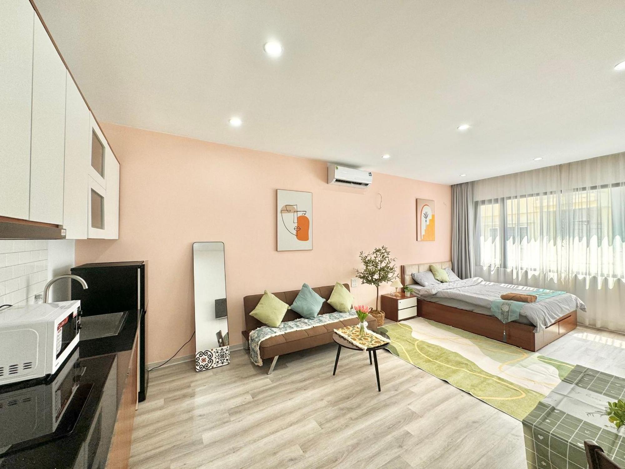 Modern & Comfy Apartment Hanoi Exterior foto