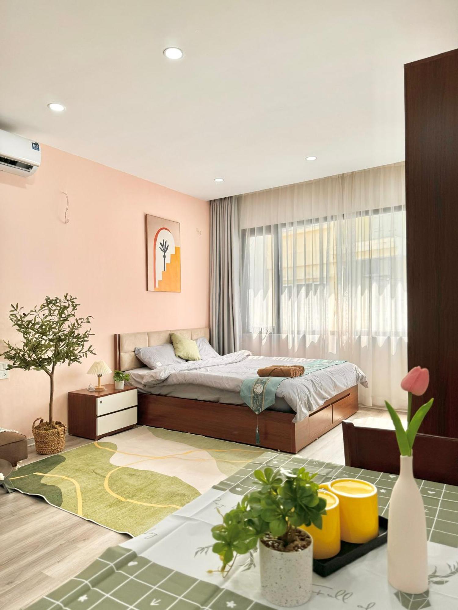 Modern & Comfy Apartment Hanoi Exterior foto