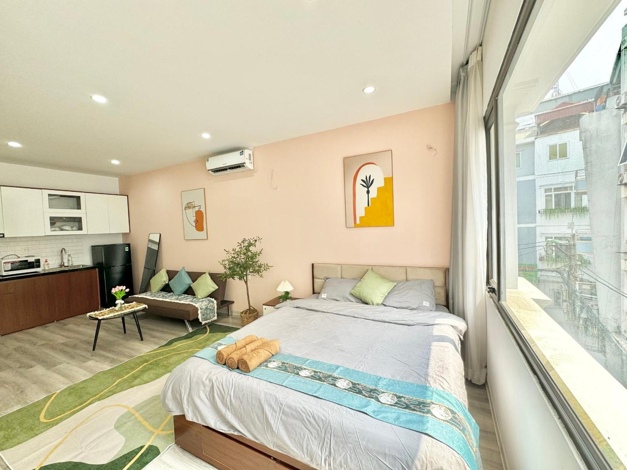 Modern & Comfy Apartment Hanoi Exterior foto
