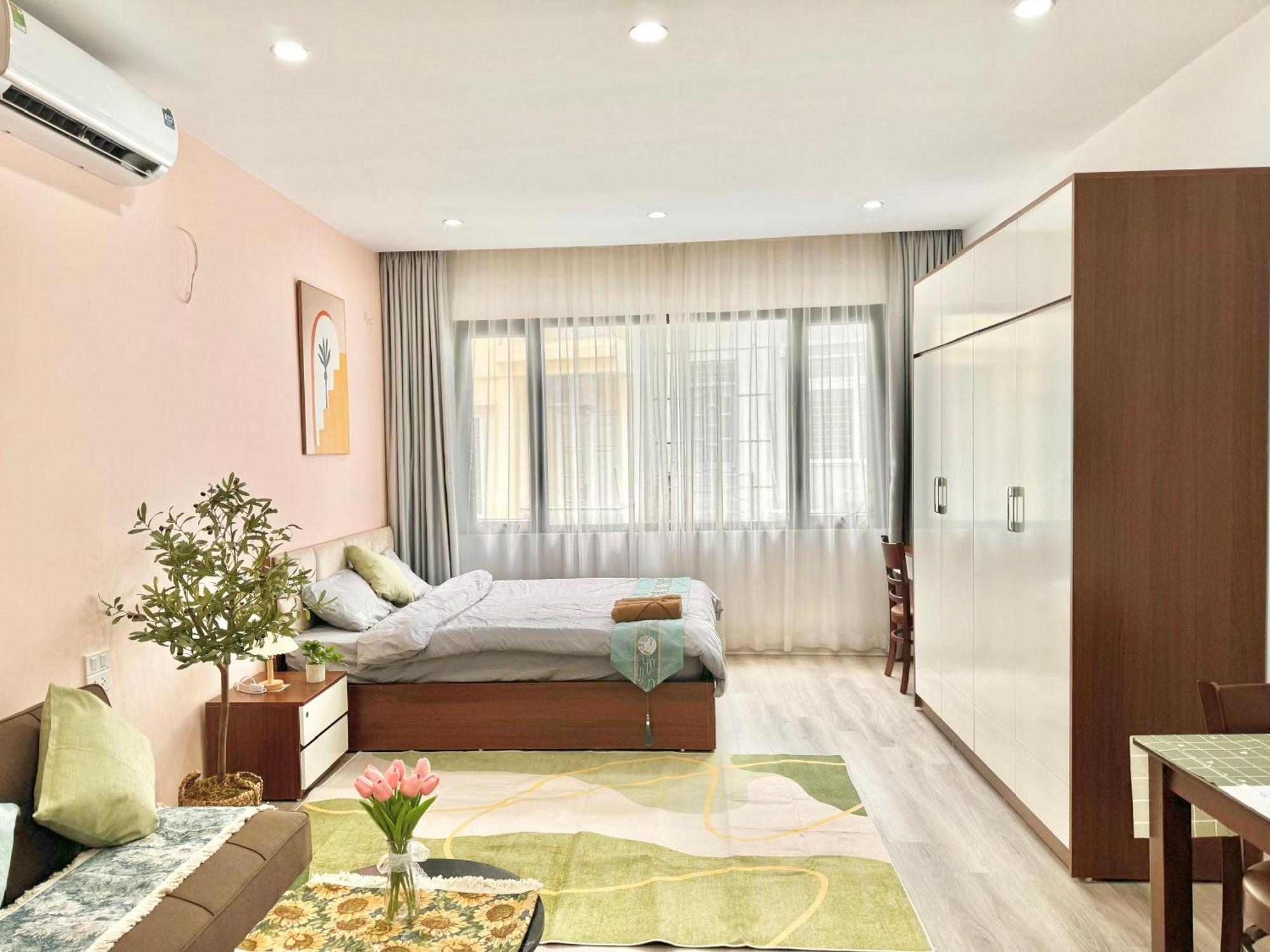 Modern & Comfy Apartment Hanoi Exterior foto