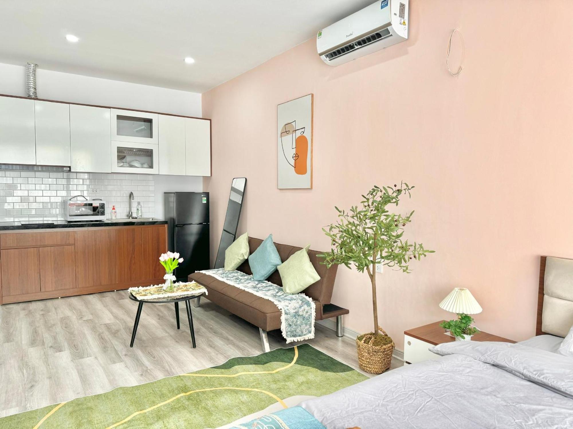 Modern & Comfy Apartment Hanoi Exterior foto