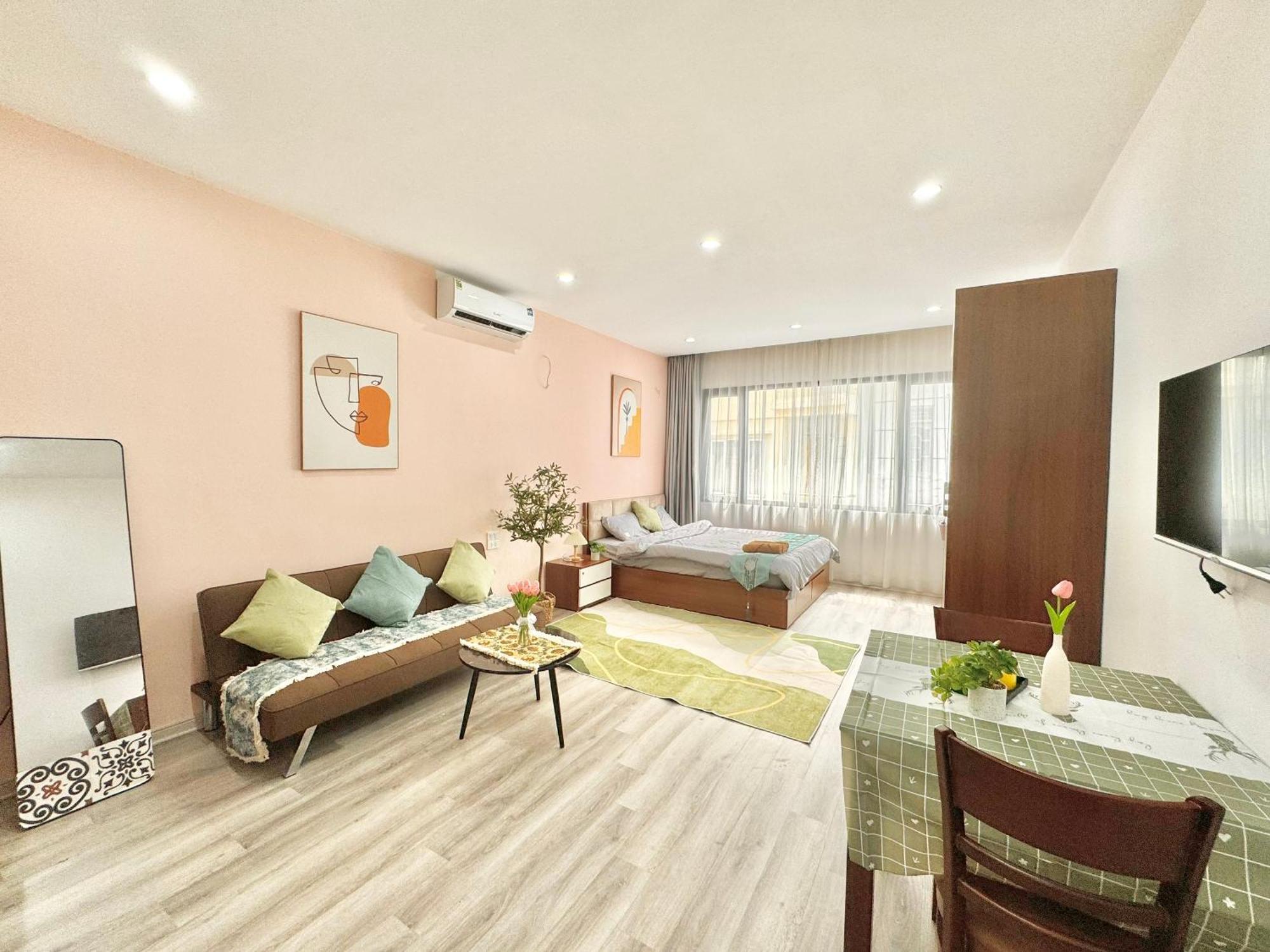 Modern & Comfy Apartment Hanoi Exterior foto