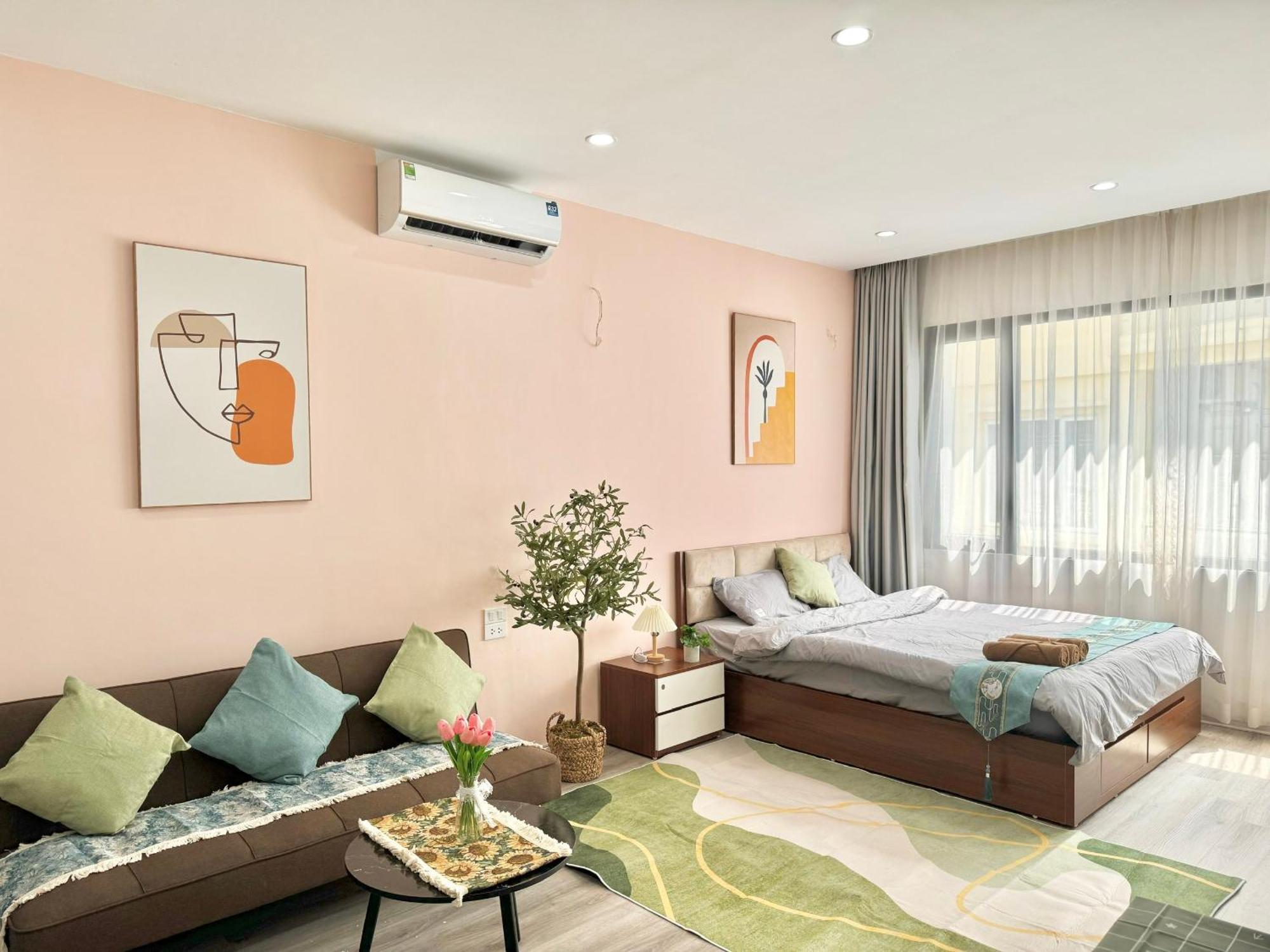 Modern & Comfy Apartment Hanoi Exterior foto